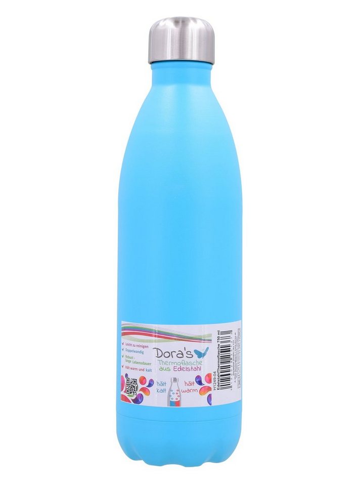 Dora's Trinkflasche Edelstahl Thermoflasche 750ml von Dora's
