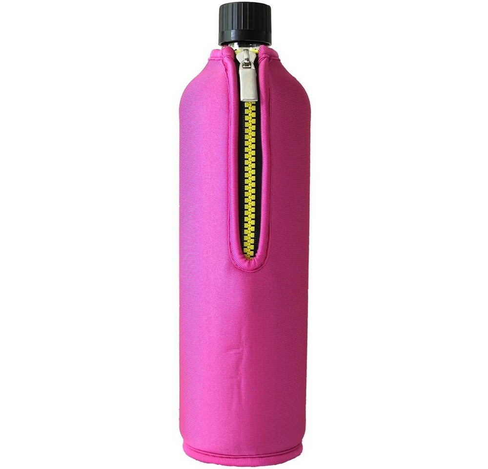 Dora's Trinkflasche Glasflasche mit Neoprenbezug pink 700 ml von Dora's