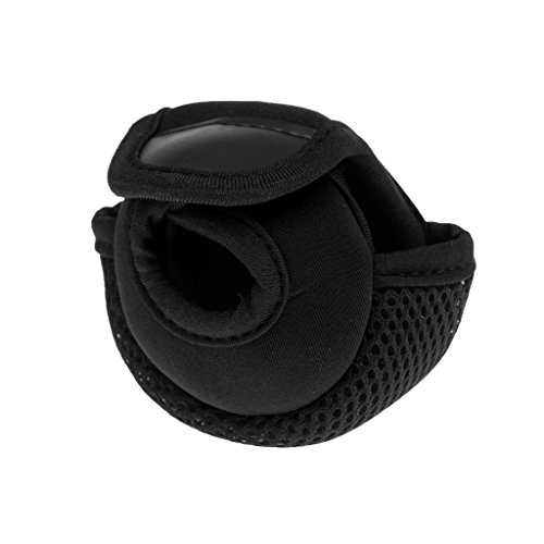 Top dovewill Angeln Baitcast-Baitcast-Rolle Tasche Schleppen Fischerei Rollen Tasche Cover, schwarz, 100x80x70mm/3.9x3.1x2.8inch von Dovewill