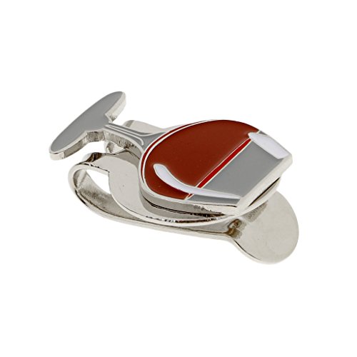 dovewill Golf Hat Clip mit abnehmbaren Magnet Ball Marker Tragbares Golf Geschenk rot von Dovewill