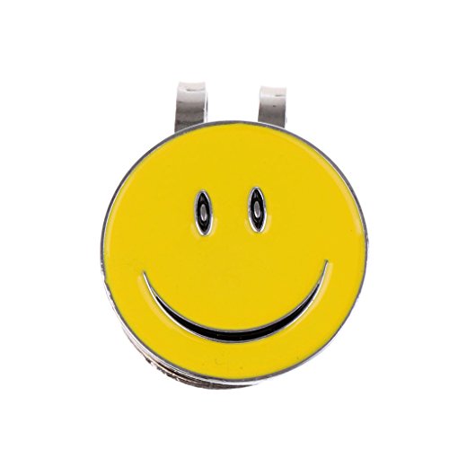 dovewill stabile Lovely Smile Face Magnet Hat Clip Golf Ball Marker Cap fit für Golf Visier von Dovewill
