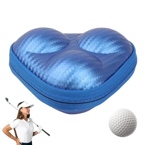 Dovxk Golftasche, Golfballhalter,Tragbare Golfball-Tragetasche - Hartbox, leichte Tischtennisballtasche, Golfzubehör, Golftasche mit Reißverschluss für Golfer von Dovxk