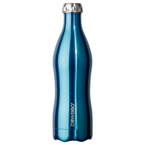 Dowabo Metallic Blue Isolierflasche, 750 ml von Dowabo