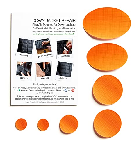 Daunenjacke „Erste Hilfe“ Reparaturset (Orange) von DJR