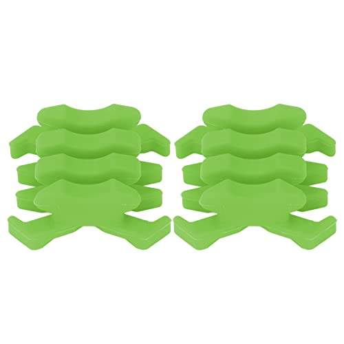 1 Paar Gummibogenglieder Vibrationsdämpfer, Bogenschießen BogenstoßDämpfer mit Aufbewahrungsflasche, Dämpfer Krabbenförmiger Stabilisator für Verbundbögen mit Geteilten Gliedmaßen (Grün) von Dpofirs
