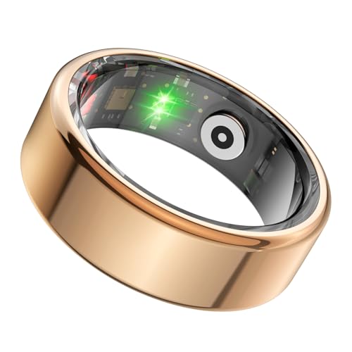 Dpofirs Smart Ring, Tragbarer Bluetooth Fitness Tracker Ring für Männer und Frauen Zur Schrittverfolgung, Elektrische Kamera Zum Umblättern von Büchern, Fernbedienung für Android für IOS von Dpofirs