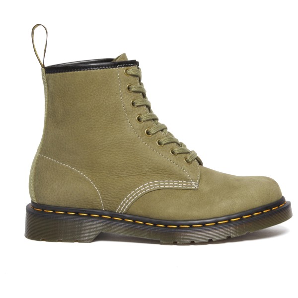 Dr. Martens - 1460 Tumbled Nubuck + EH Suede - Freizeitstiefel Gr 4 oliv von Dr. Martens