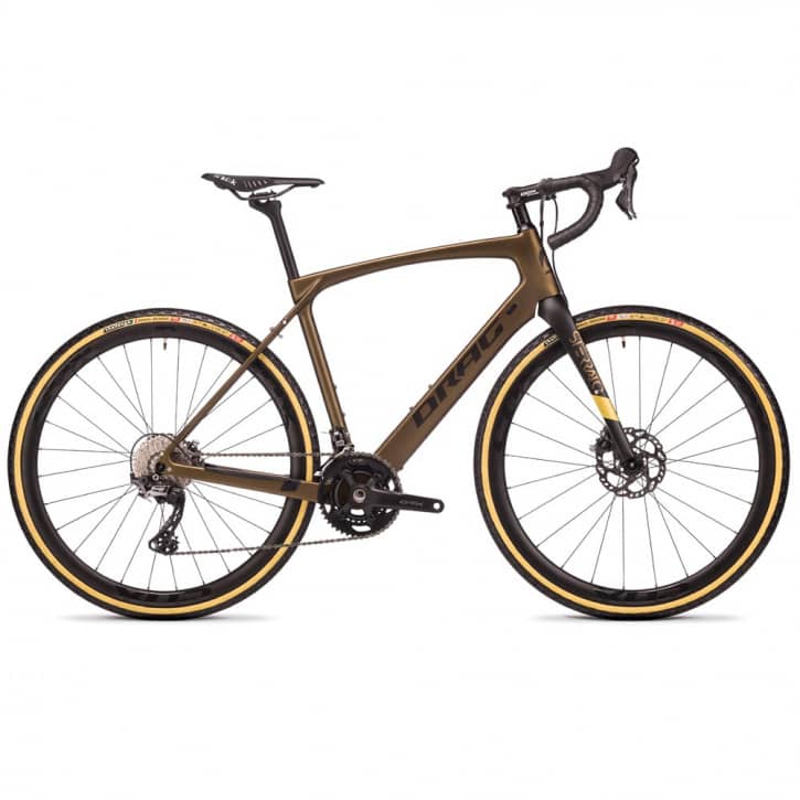 Drag Sterrato CF 5.0 GRX RX810 gold black 2022 - RH-XL von Drag Bicycles