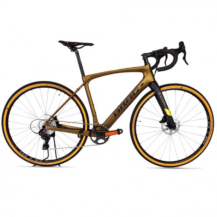Drag Sterrato CF 7.0 EKAR-13 gold black 2022 - RH-S von Drag Bicycles