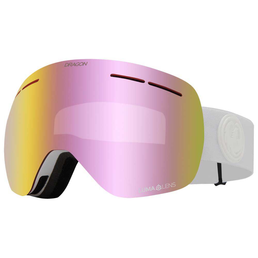 Dragon Alliance Dr X1s Ski Goggles Weiß Lumalens Pink Ion/CAT1 von Dragon Alliance