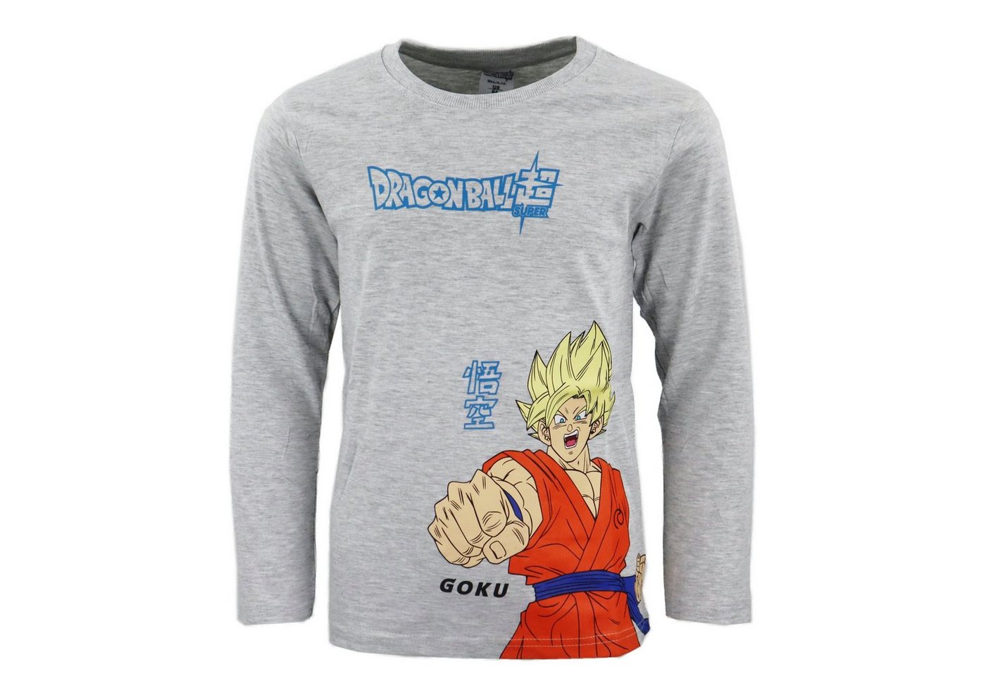 Dragon Ball Langarmshirt Anime Dragonball Super Goku Kinder Jungen langarm Shirt Gr. 104 - 152 Baumwolle von Dragon Ball