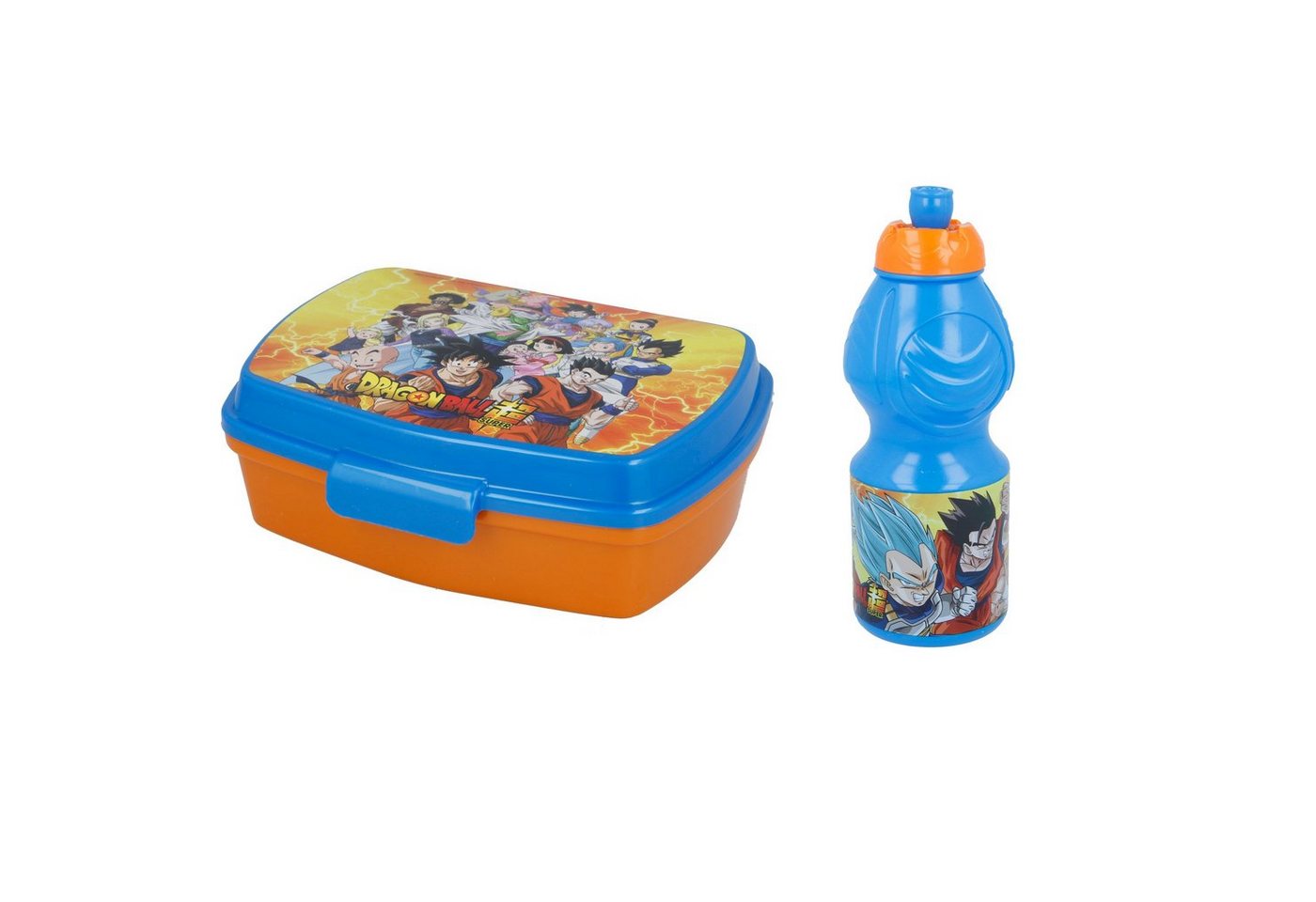 Dragon Ball Lunchbox 2 teiliges Lunch Set - Brotdose Trinkflasche, (2-tlg) von Dragon Ball