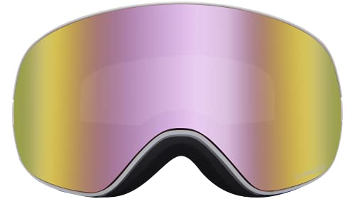 Dragon Male Snowgoggles X2S with Bonus Lens - Whiteout with Lumalens Pink Ion + Lumalens Dark Smoke von Dragon Alliance