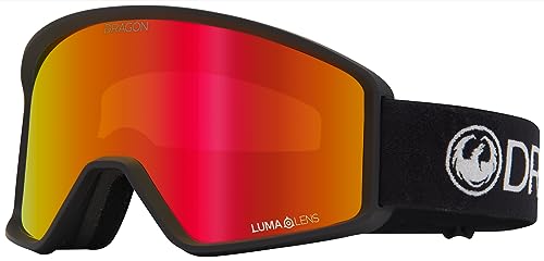 Dragon Unisex Adult Prescription Frames DXT OTG - Black/Llredion with Lumalens Red Ion Lens von Dragon