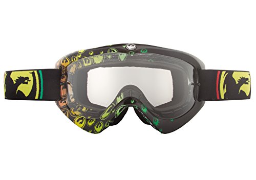 Dragon Sportbrille MDX Rasta-Maske Sport Anti-Fog, Uni, MDX Rasta, Rasta Icon von Dragon