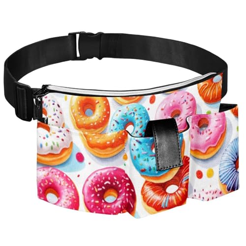 Gürteltasche für Gartengeräte, verstellbare Hüfttasche zum Aufhängen, tragbare Hundetasche, süße und leckere Donuts von DragonBtu