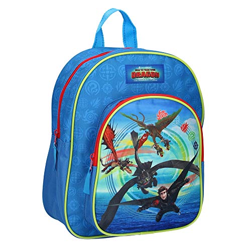 Dragons 3 Kinderrucksack - Hiccup und Ohnezahn - Blau von Dragons