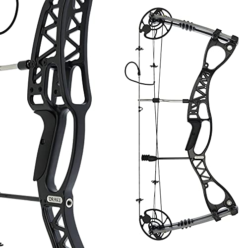 Drake Pathfinder Basic - Compoundbogen - Rechtshand, Bogen inkl. D-Loop und Peep Sight, Dämpfer von Drake Archery