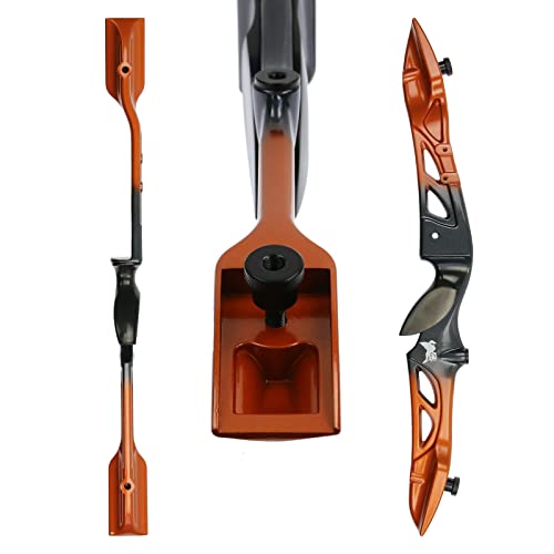 Mittelstück Drake Chroma - 24 Zoll, Linkshand, Rechtshand, für Junge Bogenschützen entwickelt (Rechte Hand, Orange/Schwarz/Orange) von Drake Archery