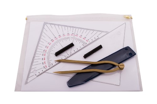 Navigationsbesteck - Navigationsset für Ausbildungszwecke 27 cm- 2 Dreiecke, Zikel, ZIP-Tasche Navigationsbesteck - Navigationsset für Ausbildungszwecke 27 cm- 2 Dreiecke, Zikel, ZIP-Tasche von DreiMaster
