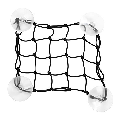 Drfeify Surfbrett-Saugnapf-Aufbewahrungsnetz, 32 X 26 cm, Surfbrett-Netztasche aus Nylon-Kunststoff, Surfbrett-Saugnapf-Netz für Schwimmweste von Drfeify