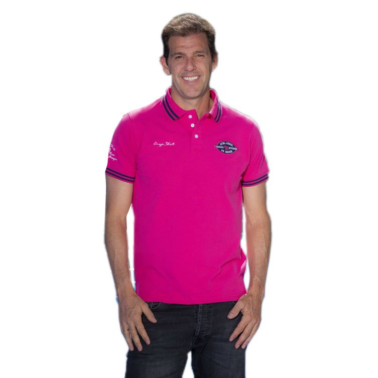 Drop Shot Izaro Short Sleeve Polo Rosa 2XL Mann von Drop Shot