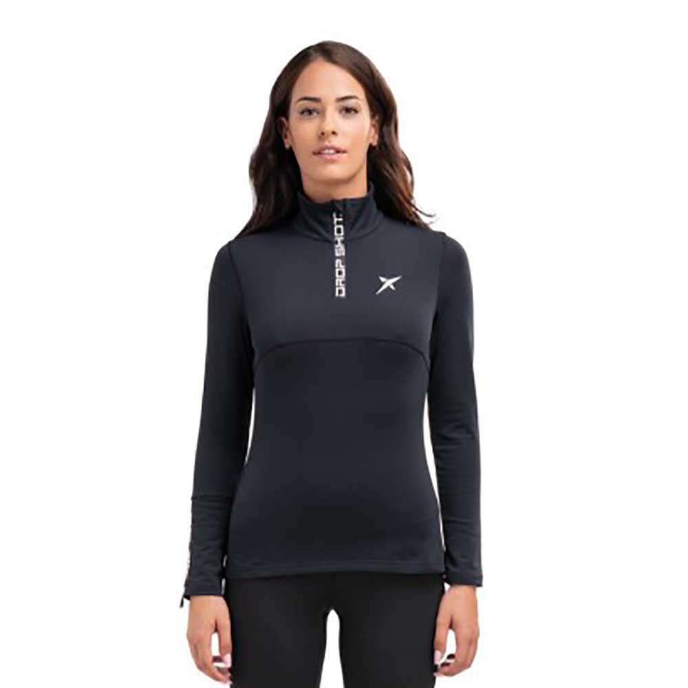 Drop Shot Romina Half Zip Sweatshirt Schwarz S Frau von Drop Shot