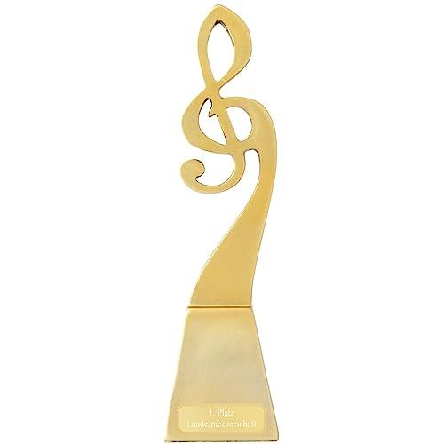 Druckspezialist Design Pokal Musik Blain Gold mit Gravur von Druckspezialist