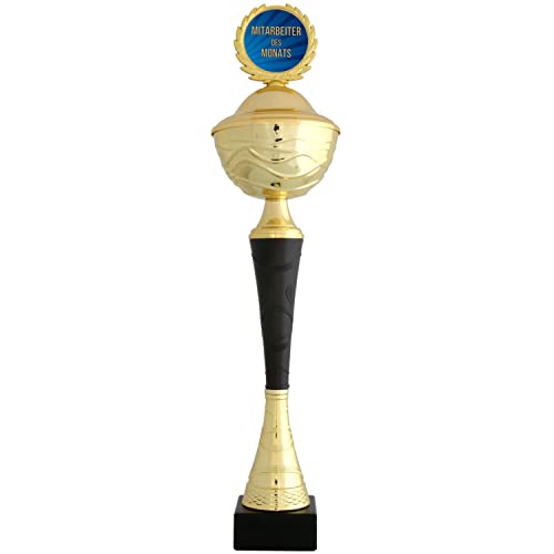 Druckspezialist Pokal Mitarbeiter des Monats Geschenk DRANCY 43cm mit Deckel von Druckspezialist