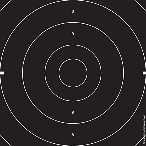 Duellmittelteile Sportpistole Schießscheiben (Einsteckspiegel) (125 Stück) von Druckteam Schleede & Partner