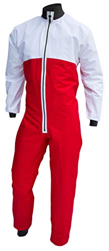 Dry Fashion Unisex Trockenanzug SUP-Advance Segelanzug wasserdicht, Farbe:weiß/rot, Größe:M von Dry Fashion