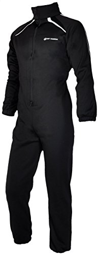 Dry Fashion Underall 260 g Antipilling Fleece, schwarz, Größe:M von Dry Fashion