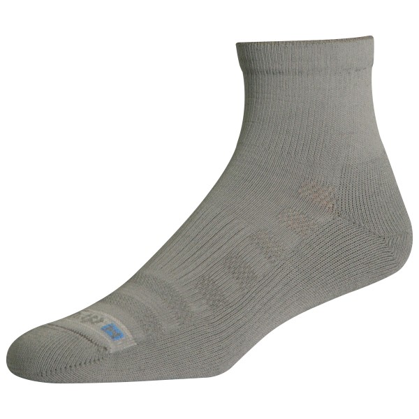 Drymax - Lite Hiking 1/4 Crew - Wandersocken Gr L grau von Drymax