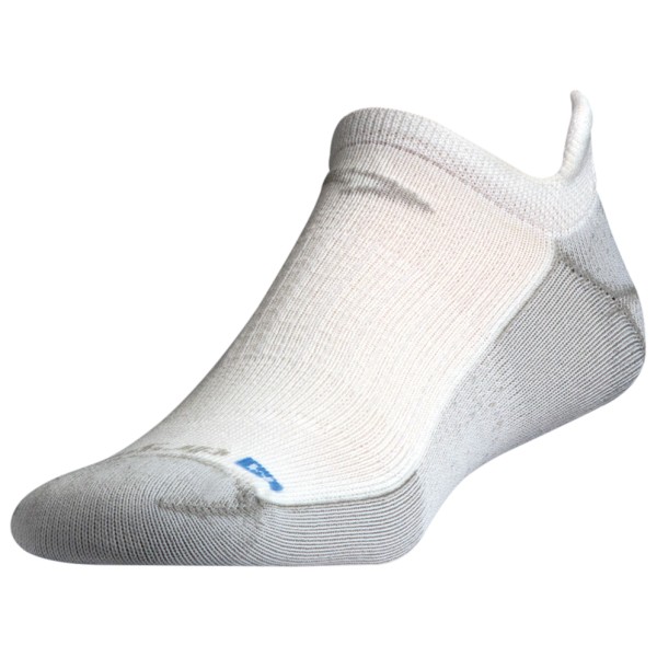 Drymax - Running No Show Tab - Laufsocken Gr L;M;S weiß/grau von Drymax