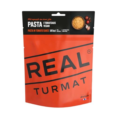 DRYTECH Real Turmat Fertiggerichte - Expeditionsnahrung, drytech Real Turmat Gerichte:Pasta mit Tomatensauce von drytech