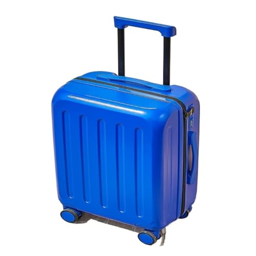 DsLkjh Reisekoffer Koffer mit Universalrädern, Koffer, Boarding-Code-Box, Herren- und Damentaschenkoffer, Trolley-Koffer Trolley (Color : Blue, Size : 24) von DsLkjh