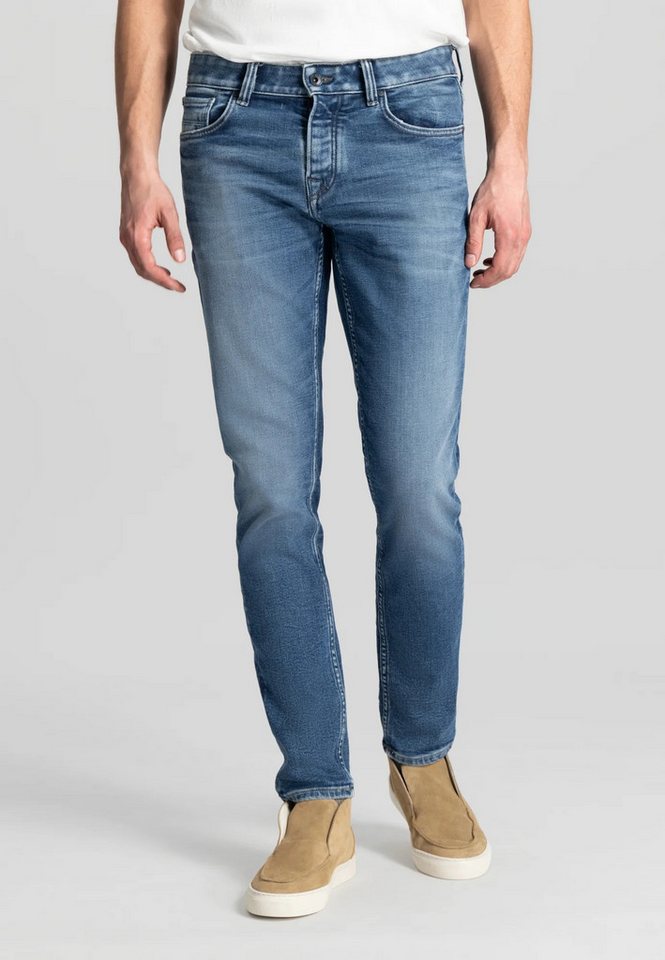 Dstrezzed Tapered-fit-Jeans - Jeans - DS_Sir B Classic Worn Blue von Dstrezzed