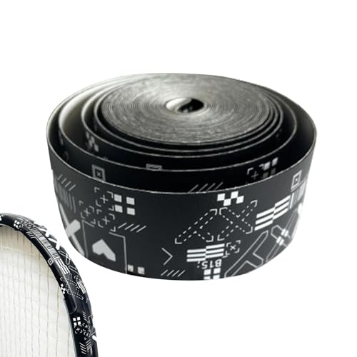 Dtaigou Kantenschutzband für Schläger, Kopfschutzband für Tennisschläger - Wasserdichtes weiches TPU-Tennisband 5 m - Tennisschläger-Zubehör, Badmintonschläger-Schutzaufkleber für von Dtaigou