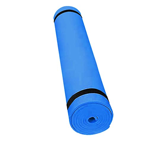 Gymnastikmatte Yogamatte -Dtuta Pilatesmatte Fitnessmatte Übungsmatte Rutschfest Sportmatte für Fitness zur Gewichtsabnahme,Bauchformung,Zuhause,Büro Fitness,mit Tragegurt 173 x 61 x 0.4cm von Dtuta