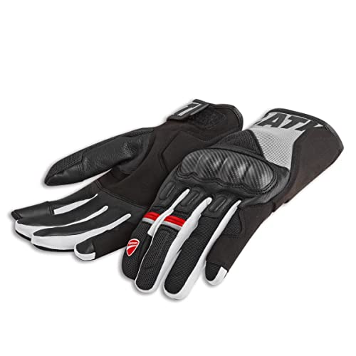 Ducati Company C2 Handschuhe aus Leder und Stoff Größe L von Ducati