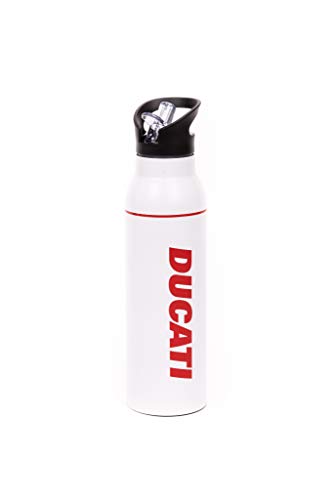 Ducati Unisex – Erwachsene Thermoflasche, Weiß, Einheitsgröße von Ducati