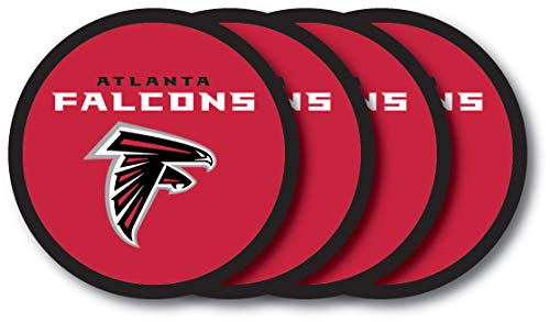 NFL Atlanta Falcons Vinyl Untersetzer-Set (4 Stück) von Duck House