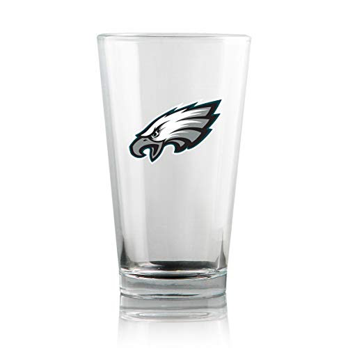 Philadelphia Eagles Duck House NFL Pint Glas, Trinkglas, Bierkrug Set (2 STK.) 475 ml von Duck House