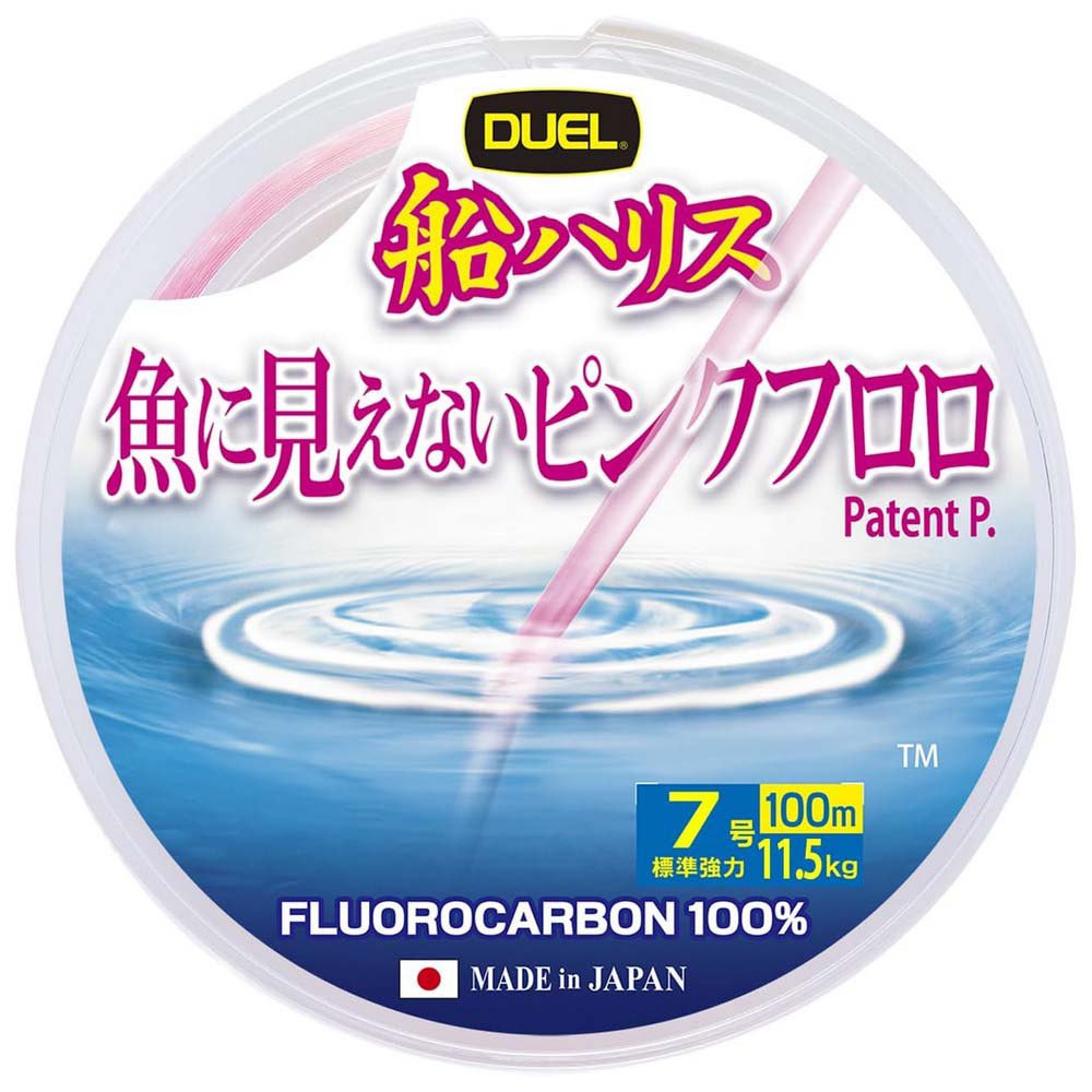 Duel Fish Cannot See Pink 100 M Fluorocarbon Durchsichtig 0.435 mm von Duel