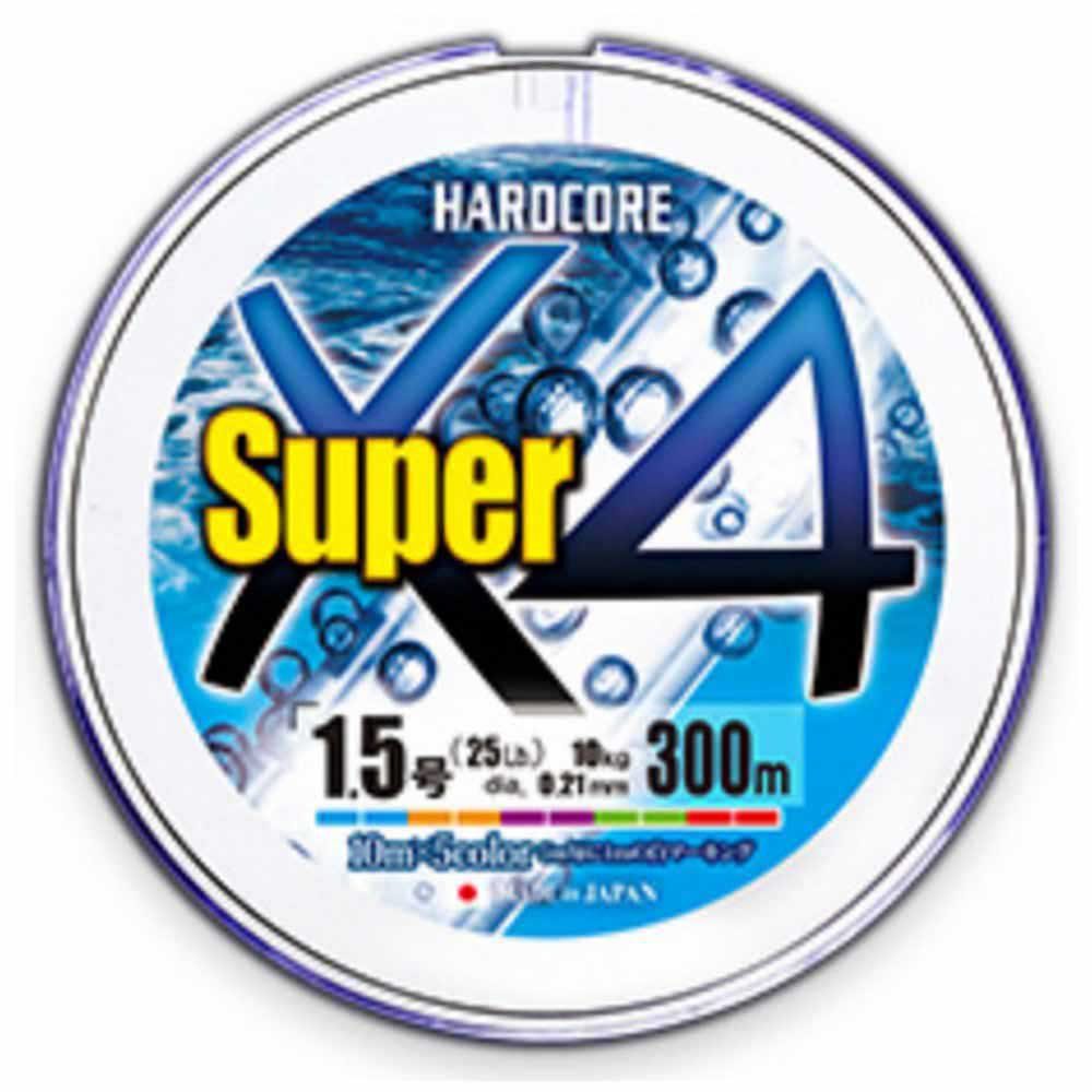 Duel Hardcore Super X4 Braided Line 300 M Mehrfarbig 0.170 mm von Duel