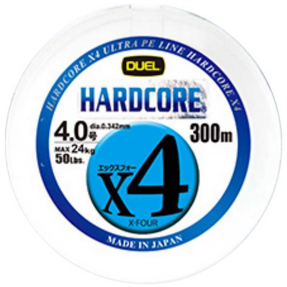 Duel Hardcore X4 Braided Line 300 M Weiß 25 Lbs von Duel