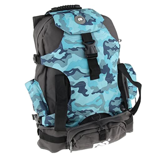 Duiaynke Unisex Tragetasche Schlittschuhe Tasche Rollschuhe Schultertasche für Damen und Herren (Blau Camo) von Duiaynke