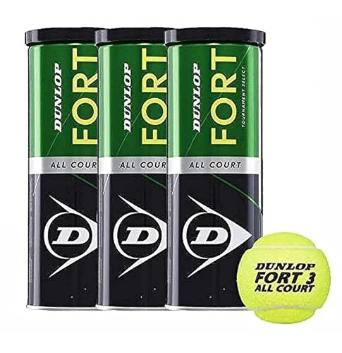 Dunlop Fort All Court Tripack 9 Bälle (3x3) von DUNLOP