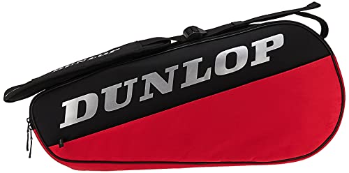 Dunlop Sports Unisex-Erwachsene 2021 CX Club 3-Racket Tennistasche, schwarz/red, 3-Pack von Dunlop Sports
