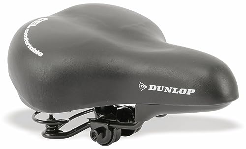 Dunlop Sports Dunlop Cityradsättel, schwarz, 26.5x18.5 cm von DUNLOP